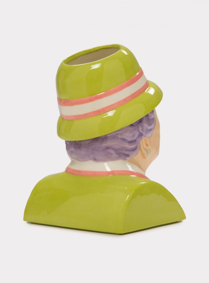 "La Gisella", vaso da fiori realizzato e dipinto a mano