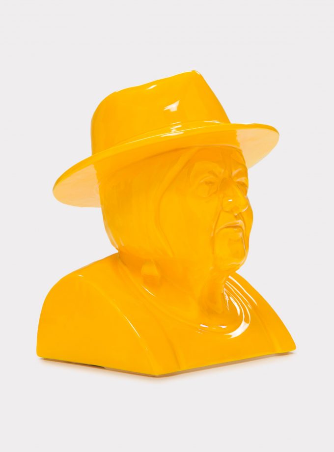 "La Luisa" giallo, vaso da fiori realizzato a mano e in tinta unita