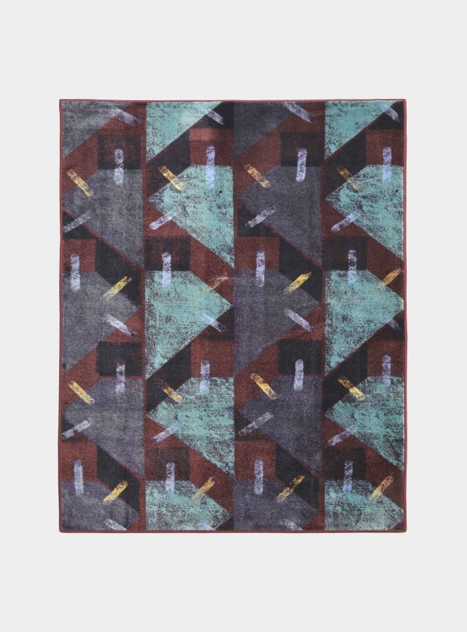 tappeto abstract viola loopo milano design F