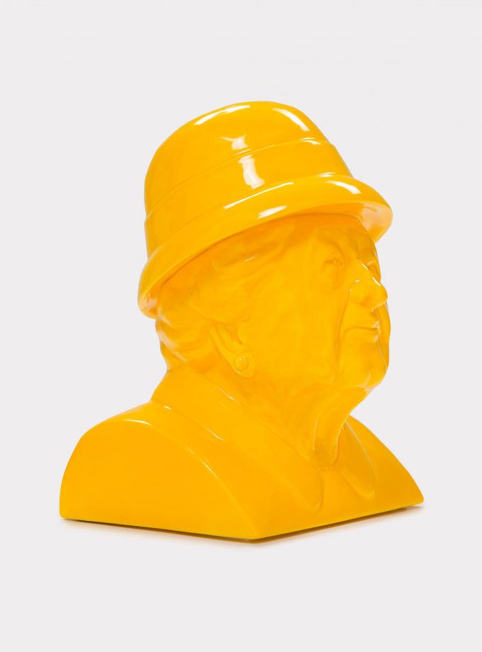 "La Gisella" giallo, vaso da fiori realizzato a mano e in tinta unita