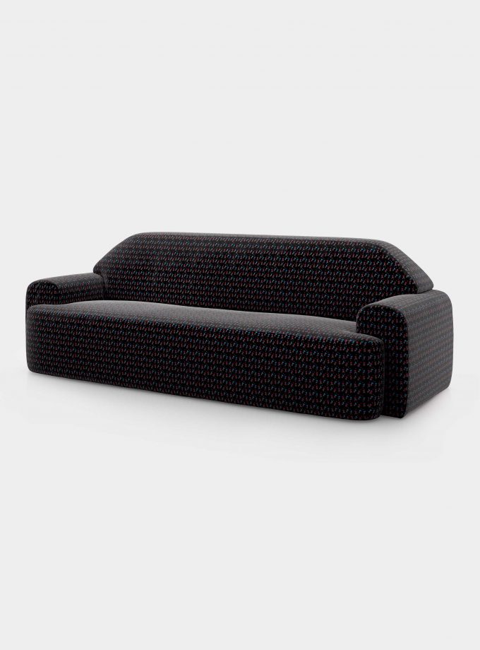 Divano tre posti pattern "Ballerine e Ombrelli"