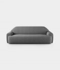 Divano boucle solid grigio loopo milan design F