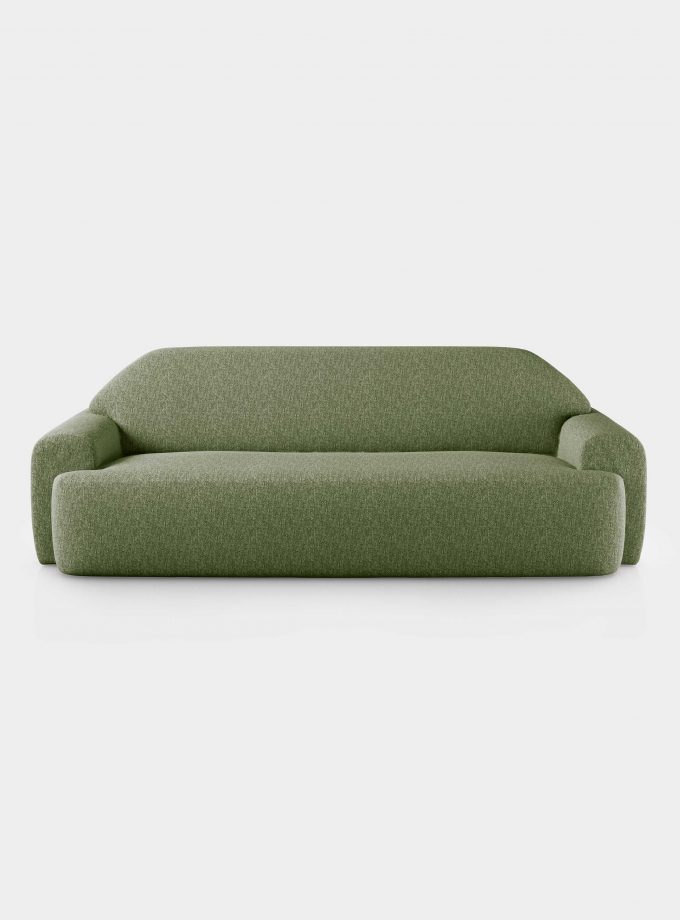 Divano boucle solid verde militare loopo milan design F