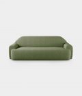 Divano boucle solid verde militare loopo milan design F