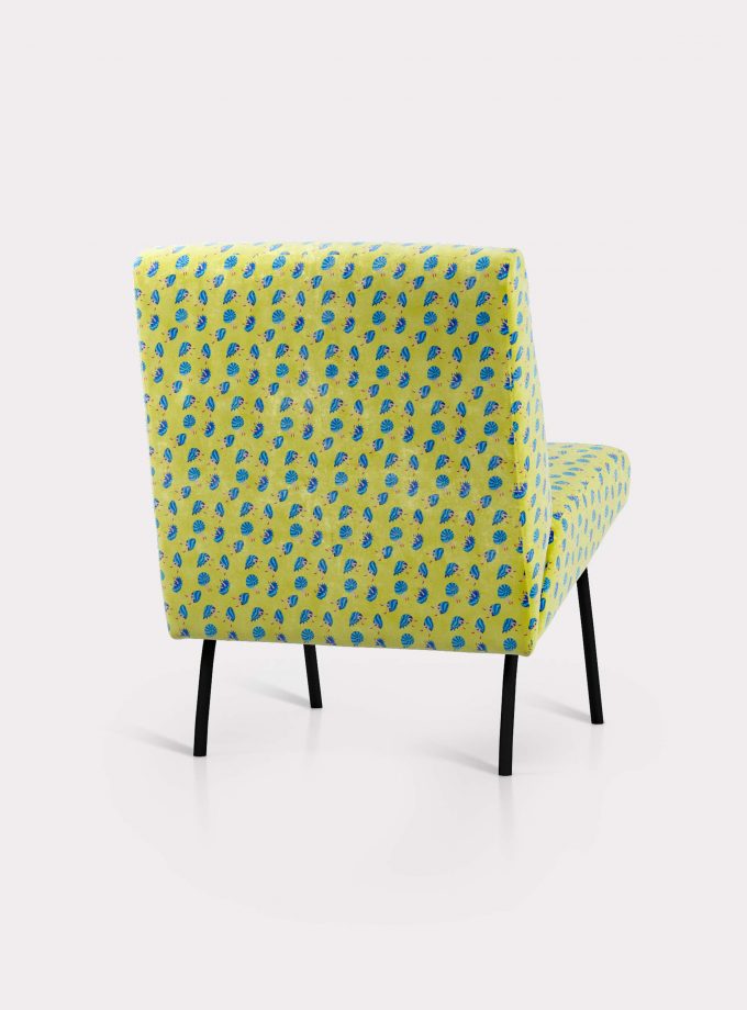 Armchair with "Shells and Legs" pattern