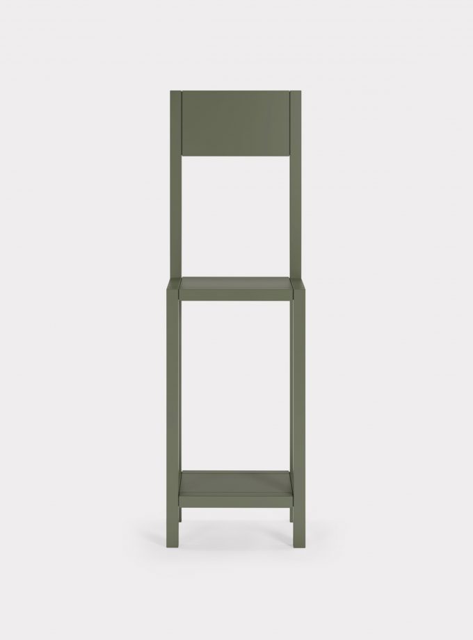 sgabello verde oliva loopo milano design F