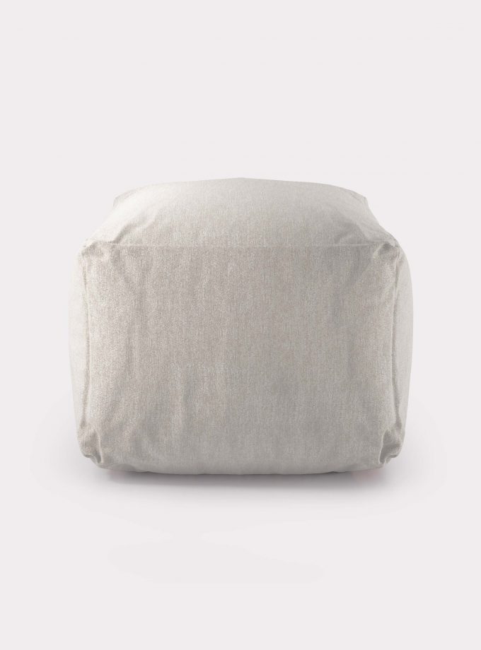 pouf bianco loopo milan design F