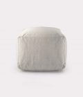 pouf bianco loopo milan design F