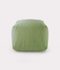 Polystyrene green pouf loopo milan design F